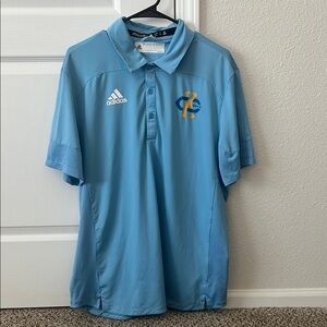Adidas Light Blue UMKC Polo Shirt